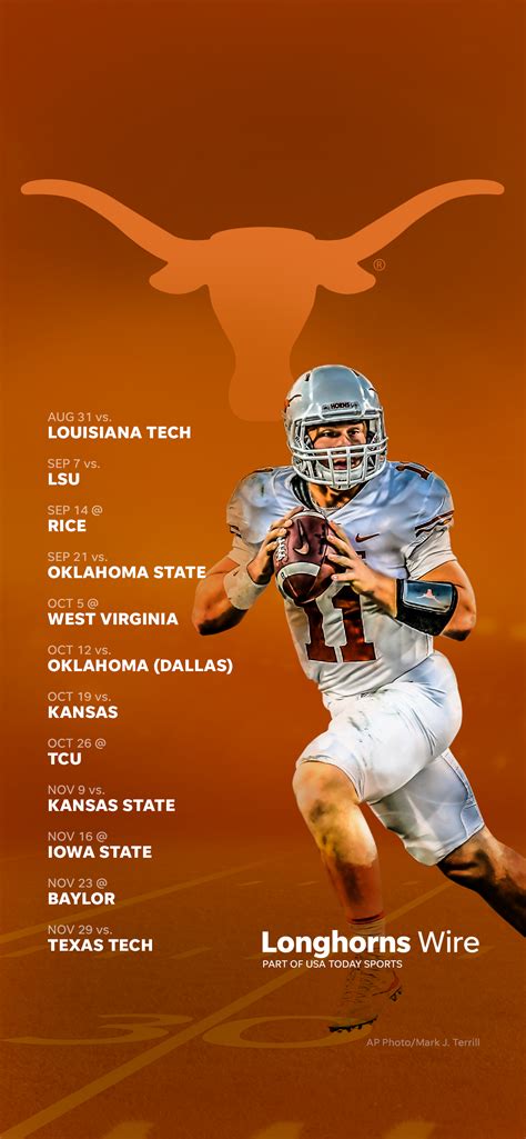 2015 texas longhorns football schedule|texas longhorn football schedule printable.